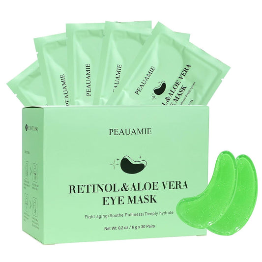 Under Eye Patches with Retinol and Aloe Vera Eye Mask for Dark Circles and Puffi