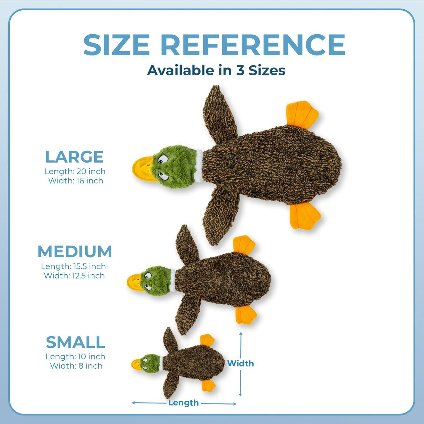 2-In-1 Stuffless Squeaky Dog Toys with Soft, Durable Fabric for Small, Medium, a