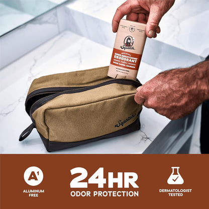 Natural Deodorant for Men 3 Pack Wood Barrel Bourbon – Odor-Squatching Men'S Deo