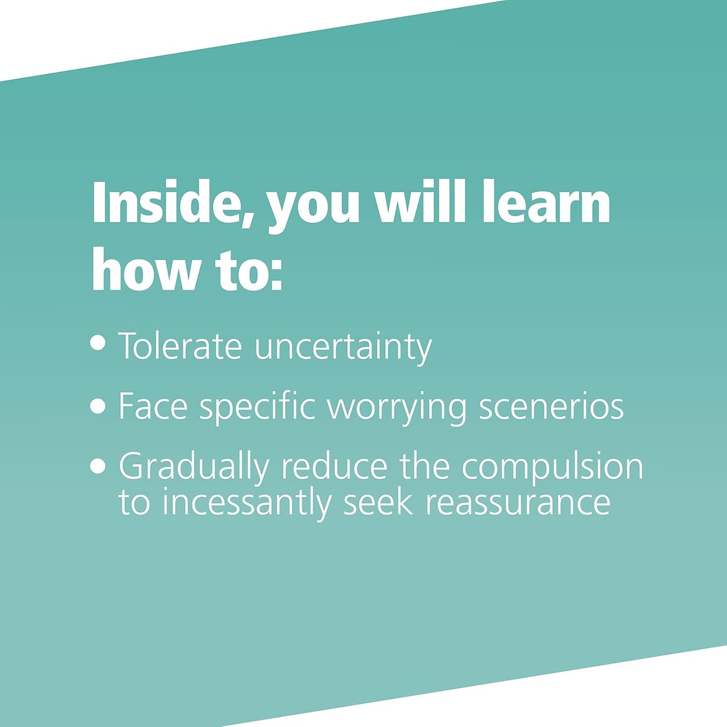 Needing to Know for Sure: a Cbt-Based Guide to Overcoming Compulsive Checking an