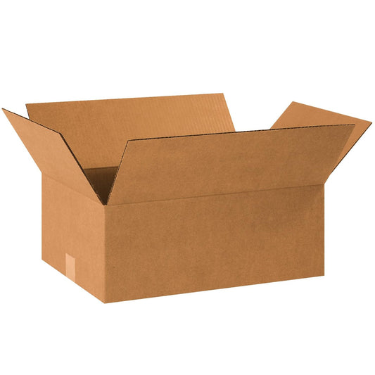 16 X 12 X 7 Corrugated Cardboard Boxes, Medium 16"L X 12"W X 7"H, Pack of 25 | S