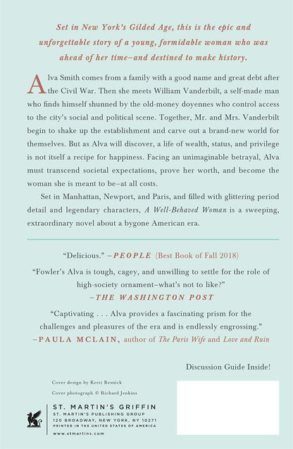 A Well-Behaved Woman: a Novel of the Vanderbilts