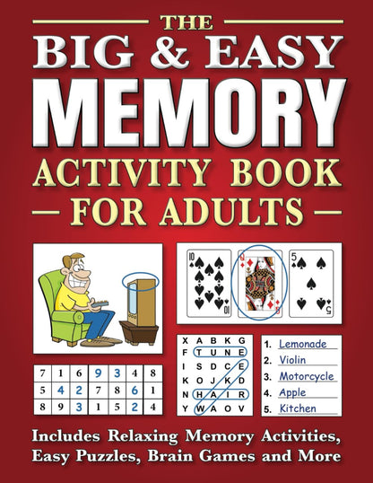 The Big & Easy Memory Activity Book for Adults: Includes Relaxing Memory Activit