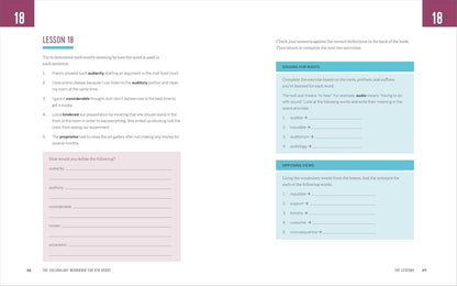 The Vocabulary Workbook for 8Th Grade: Weekly Activities to Boost Your Word Powe