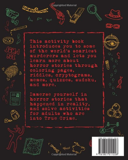 True Crime Activity Book for Adults: over 100 Activities to Learn More about Inf