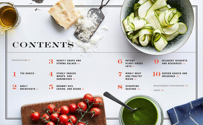 The 5-Ingredient Cookbook for Men: 115 Recipes for Men with Big Appetites and Li