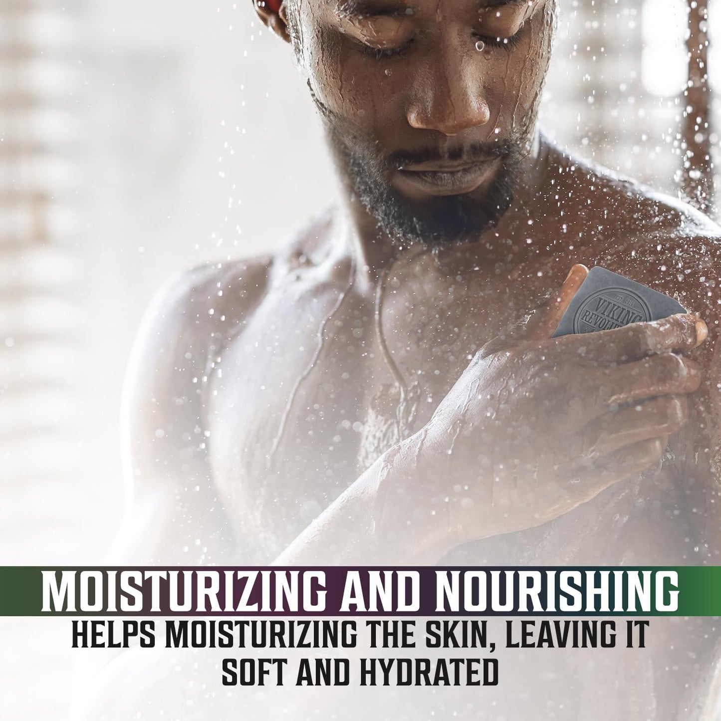 Natural Soap for Men - Mens Soap Bar with Essential Oils Cold Pressed Bar Soap f