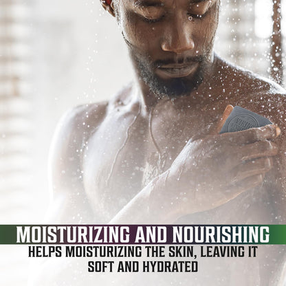 Natural Soap for Men - Mens Soap Bar with Essential Oils Cold Pressed Bar Soap f