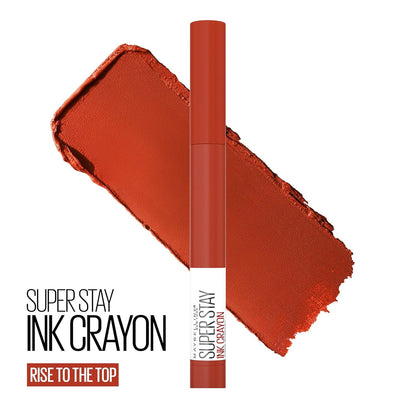 Super Stay Ink Crayon Lipstick Makeup, Precision Tip Matte Lip Crayon with Built