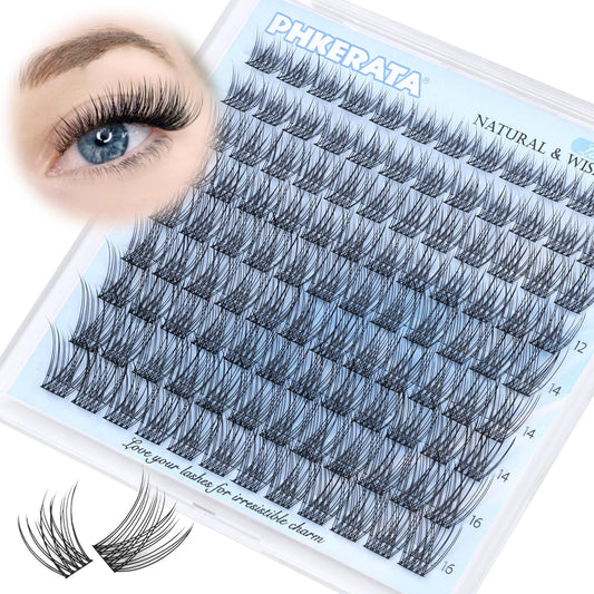 Wispy Lash Clusters Natural Eyelash Clusters 108 Pcs Cluster Eyelash Extensions
