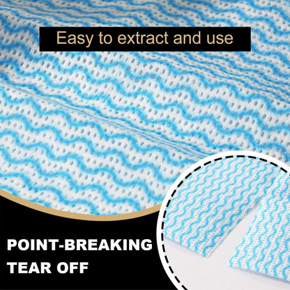 2 Pack Upgraded Reusable Cleaning Cloths Extra Thick Durable Disposable Cleaning