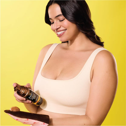 Natural Glow Instant Sun Body Mousse, Self Tanner for Ultra Deep Bronze Tan, Sun