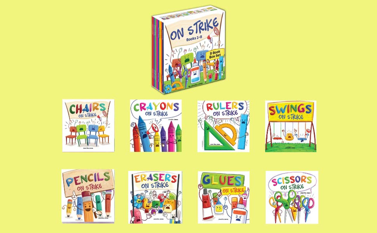 On Strike Box Set, Books 1-8: Pencils on Strike, Swings on Strike, Chairs on Str