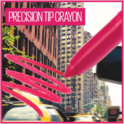 Super Stay Ink Crayon Lipstick Makeup, Precision Tip Matte Lip Crayon with Built