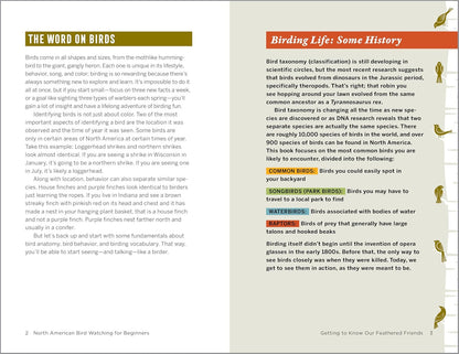 North American Bird Watching for Beginners: Field Notes on 150 Species to Start