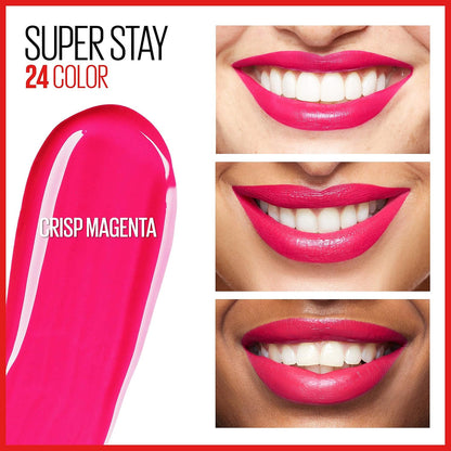 Super Stay 24, 2-Step Liquid Lipstick Makeup, Long Lasting Highly Pigmented Colo