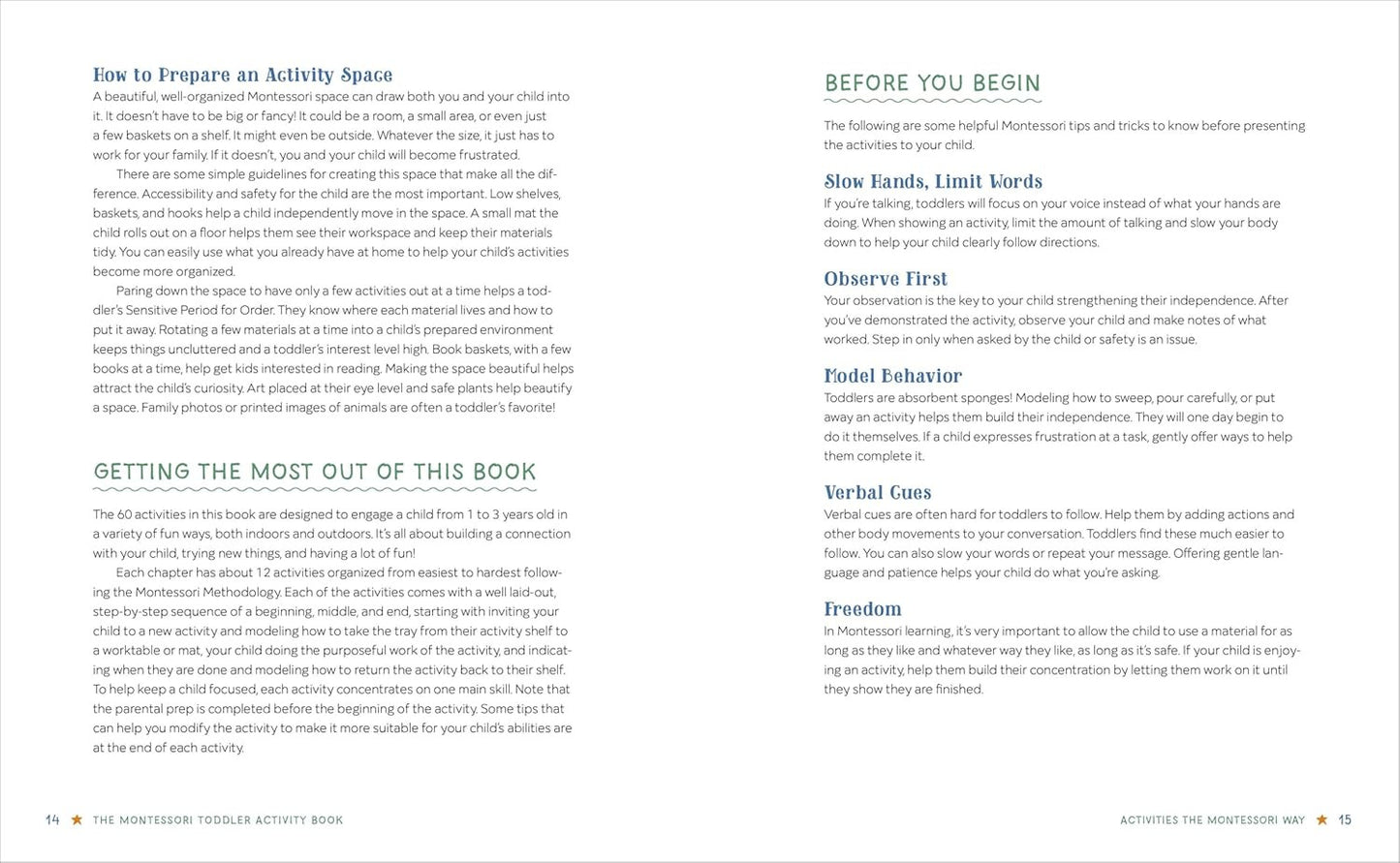 The Montessori Toddler Activity Book: 60 At-Home Games and Activities for Curiou