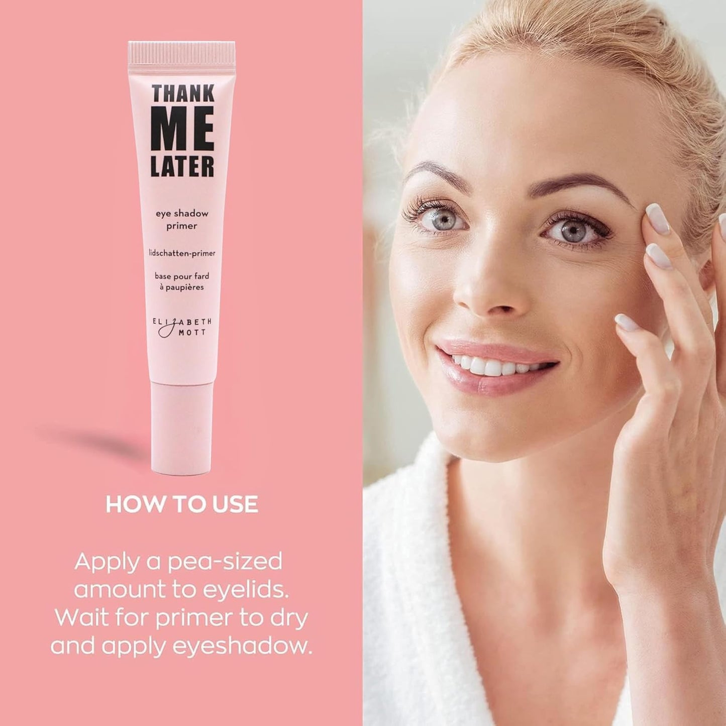 Thank Me Later Eye Primer - Long-Lasting, Eyeshadow Primer Base for Oily Lids &