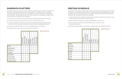 The Ultimate Brain Health Puzzle Book for Adults: Crosswords, Sudoku, Cryptogram