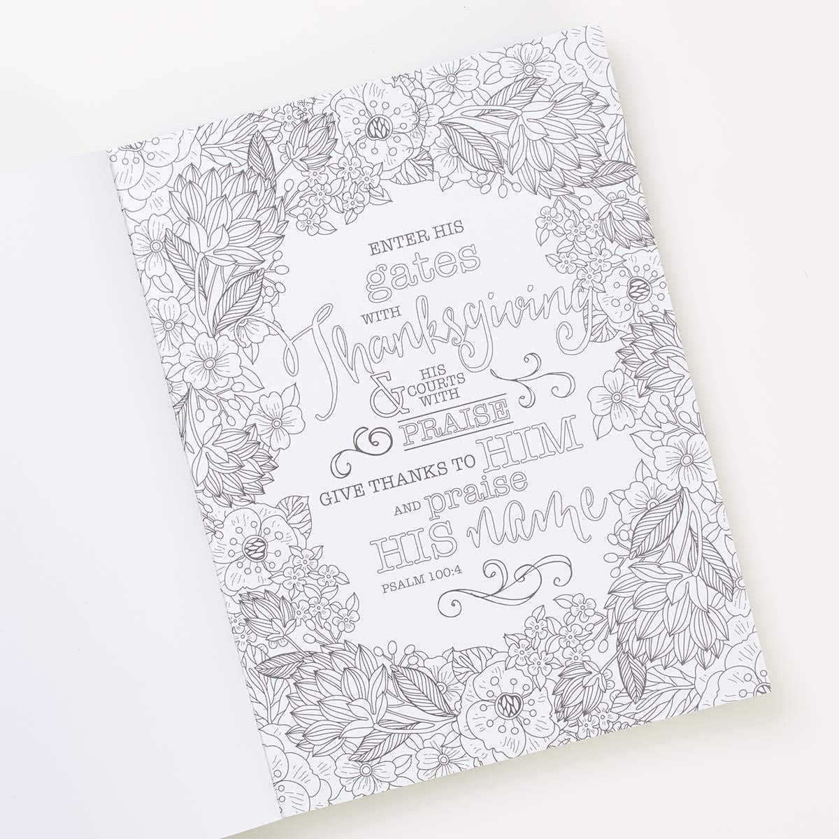 The Psalms in Color - Inspirational Coloring Book with Scripture for Women and T