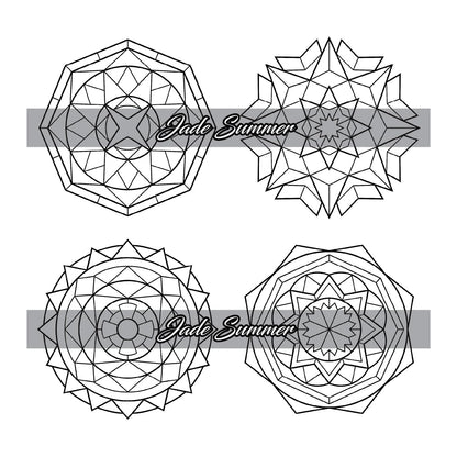 100 Mini Mandalas: a Mandala Coloring Book for Adults and Kids with Easy, Cute,