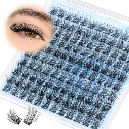 Natural Lash Clusters Eyelash Extensions Wispy Individual Lashes 120 Pcs Eyelash
