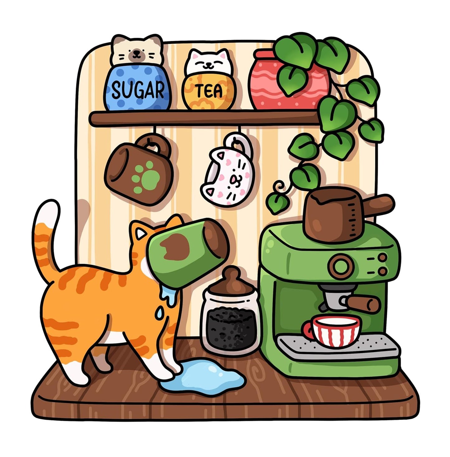 Naughty Cats: Cattitude Coloring Book for Adults and Teens (Cat & Dog Coloring B