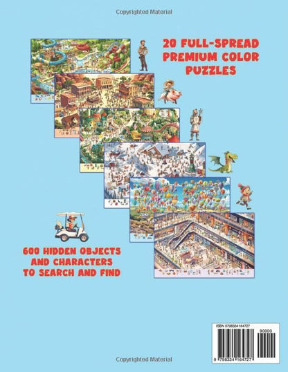 The Ultimate Hidden Pictures Book: Large Full Spread Search and Find Puzzles for