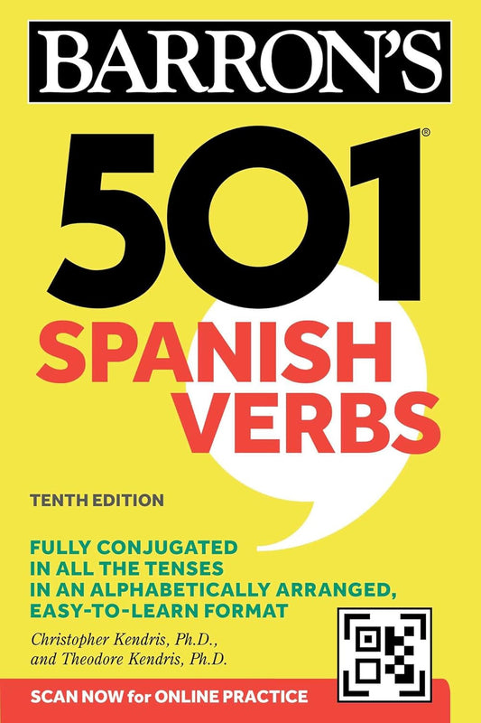 501 Spanish Verbs, Tenth Edition (Paperback or Softback)