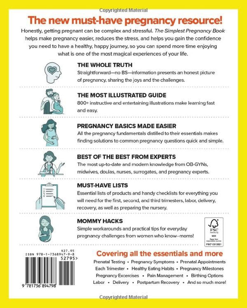 The Simplest Pregnancy Book in the World: the Illustrated, Grab-And-Do Guide for
