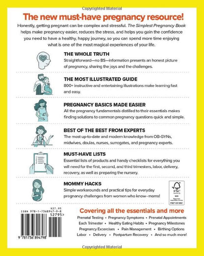 The Simplest Pregnancy Book in the World: the Illustrated, Grab-And-Do Guide for