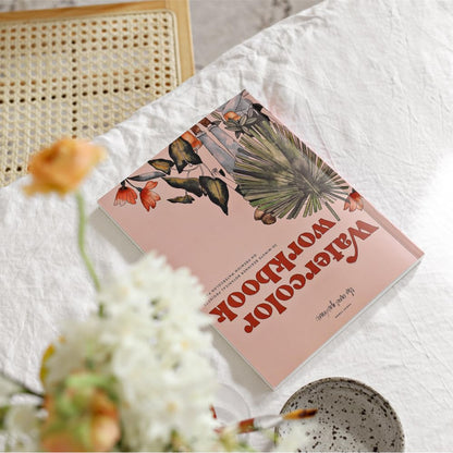 Watercolor Workbook: 30-Minute Beginner Botanical Projects on Premium Watercolor