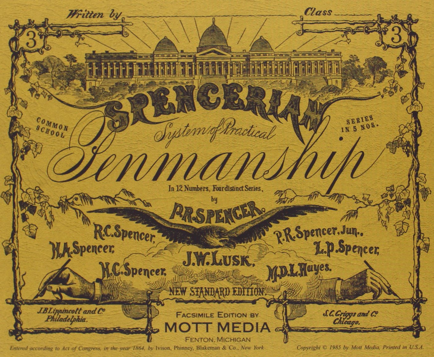 Spencerian Cursive Copybook Set plus Theory