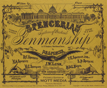 Spencerian Cursive Copybook Set plus Theory