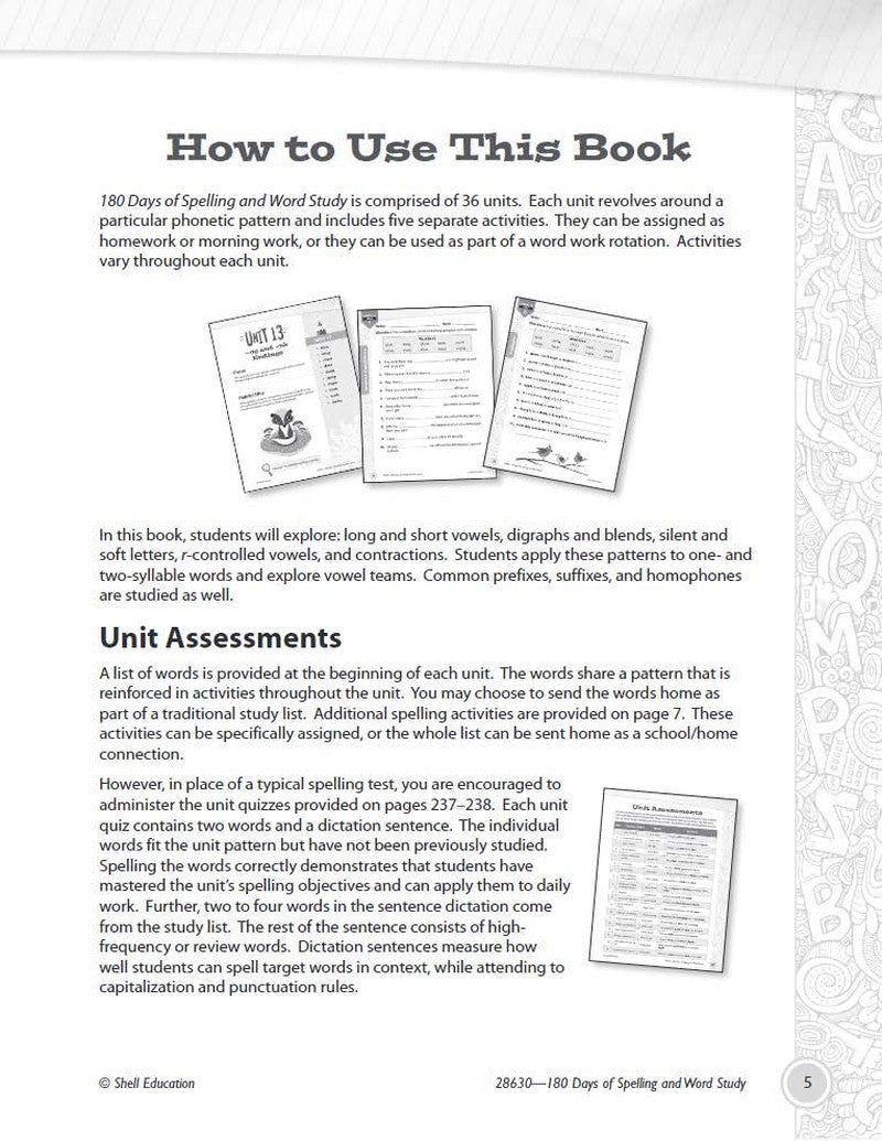 180 Days™: Reading, Vocabulary/Language for 2Nd Grade Practice Workbook for Clas