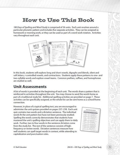180 Days™: Reading, Vocabulary/Language for 2Nd Grade Practice Workbook for Clas