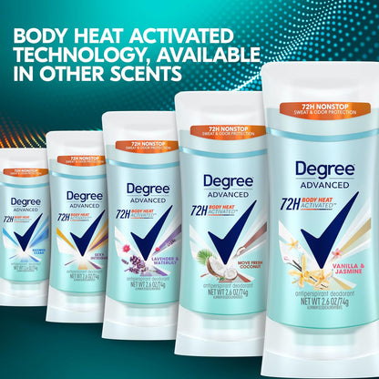 Advanced Protection Antiperspirant Deodorant Vanilla & Jasmine for 72-Hour Sweat