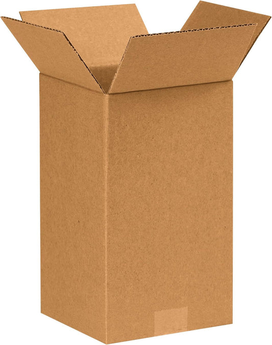 7X7X12 Tall Corrugated Boxes, Tall, 7L X 7W X 12H, Pack of 25 | Shipping, Packag
