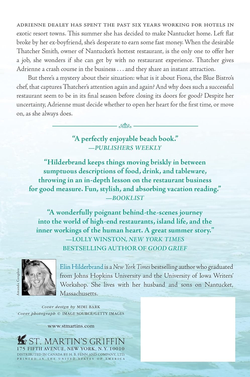 The Blue Bistro: a Novel