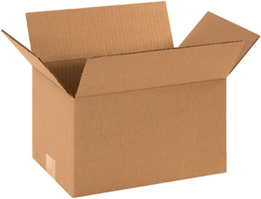 12 X 8 X 7 Corrugated Cardboard Boxes, Small 12"L X 8"W X 7"H, Pack of 25 | Ship