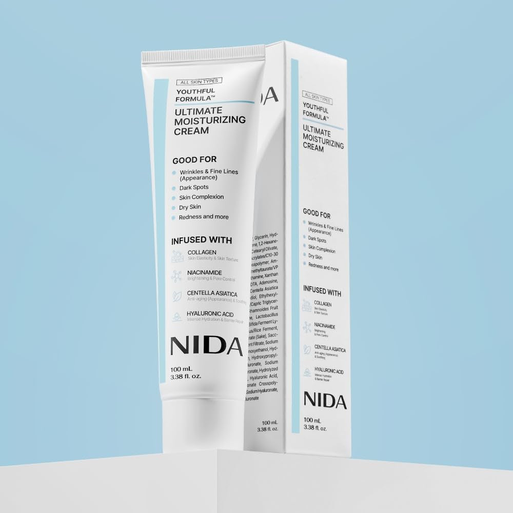 Youthful Formula™ Ultimate Moisturizing Cream | Centella Asiatica, Niacinamide,