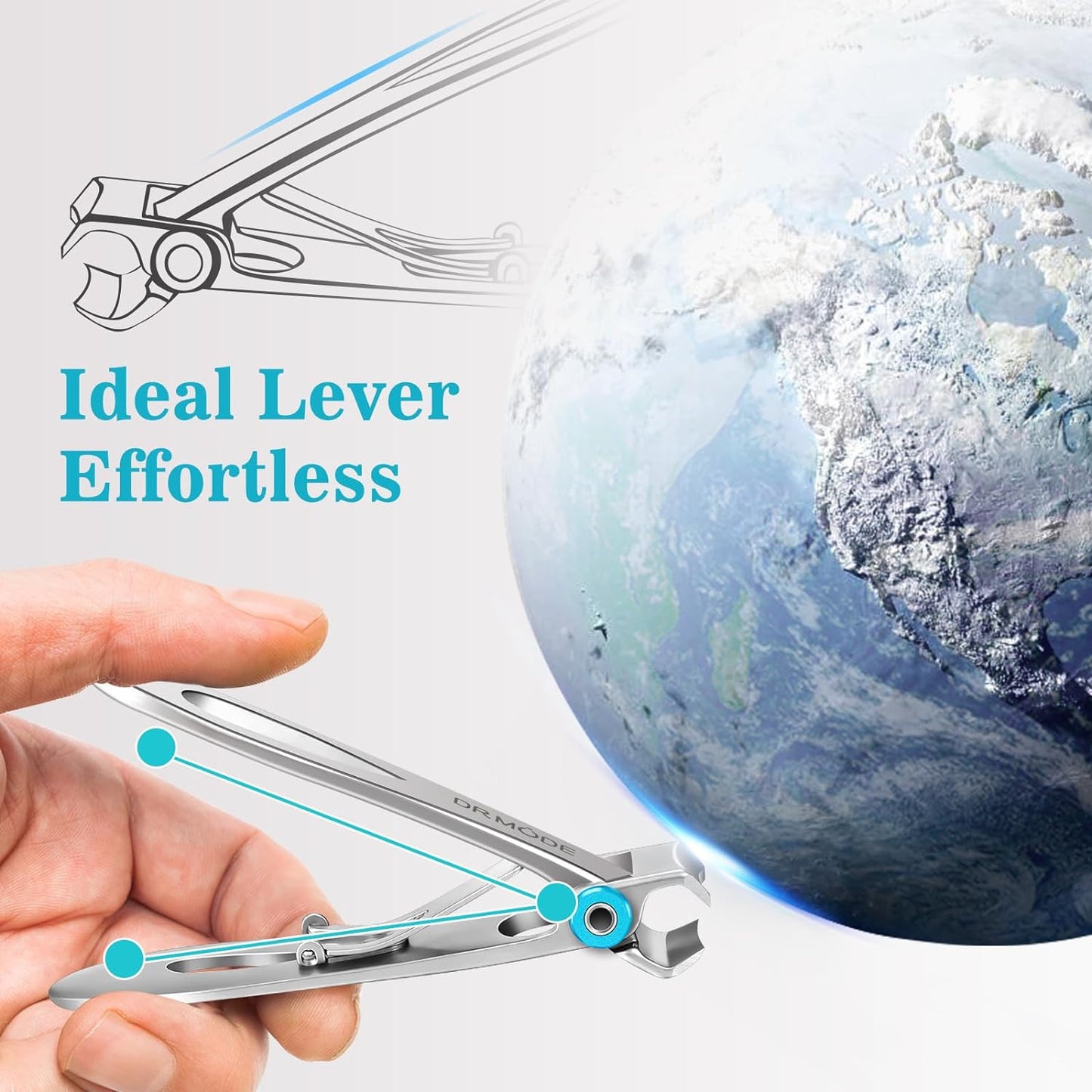 Nail Clippers for Men Thick Nails - Large Toe Nail Clippers for Thick Nails for