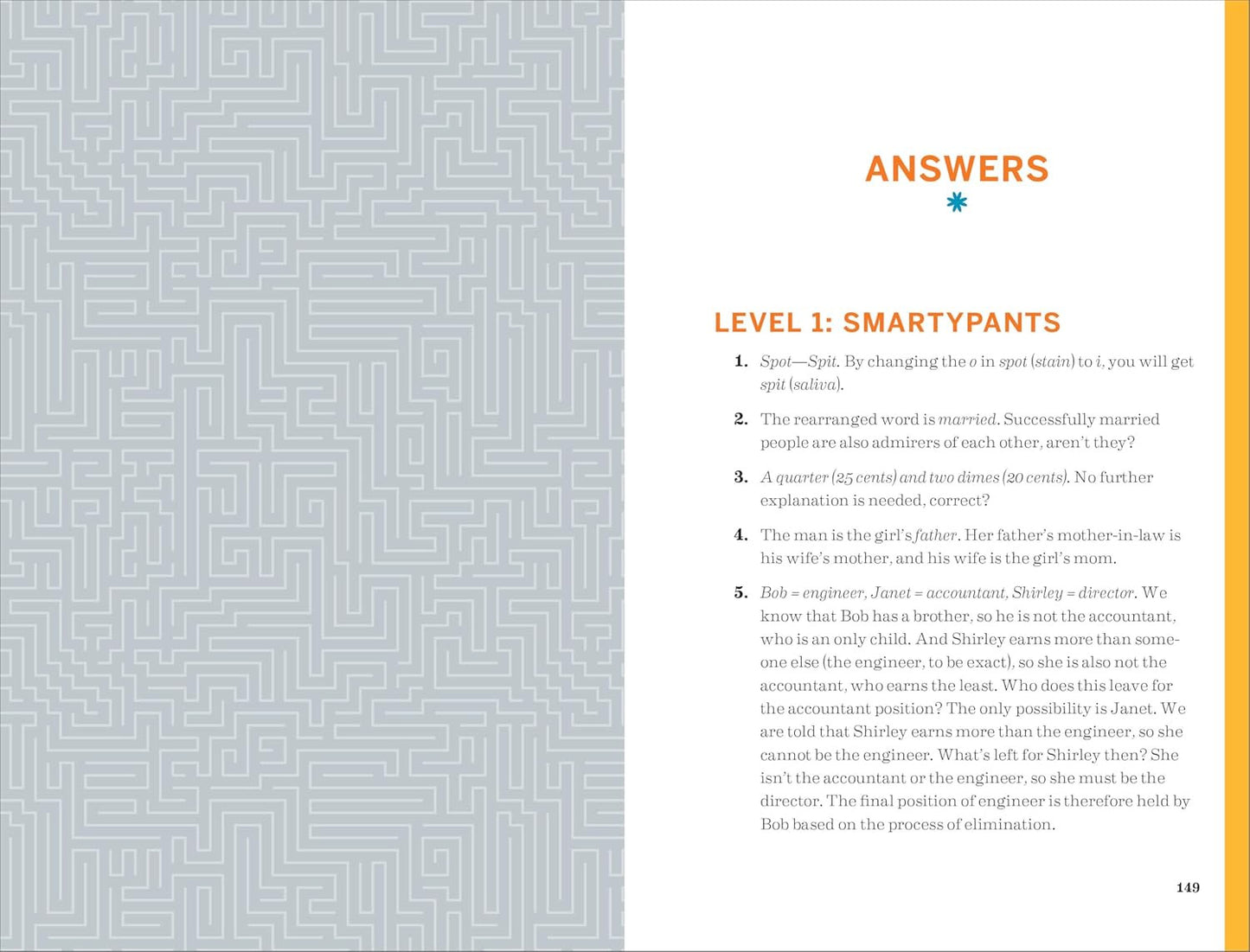 The 125 Best Brain Teasers of All Time: a Mind-Blowing Challenge of Math, Logic,