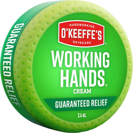 Working Hands Hand Cream for Extreme Dryness - 3.4 Oz Jar (1 Pack) - Repairing S