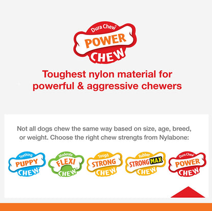 Original Bone Power Chew Toy for Dogs, Durable Dog Toys for Aggressive Chewers,