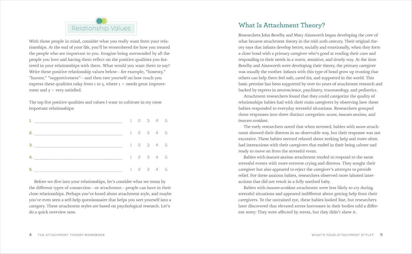 The Attachment Theory Workbook: Powerful Tools to Promote Understanding, Increas