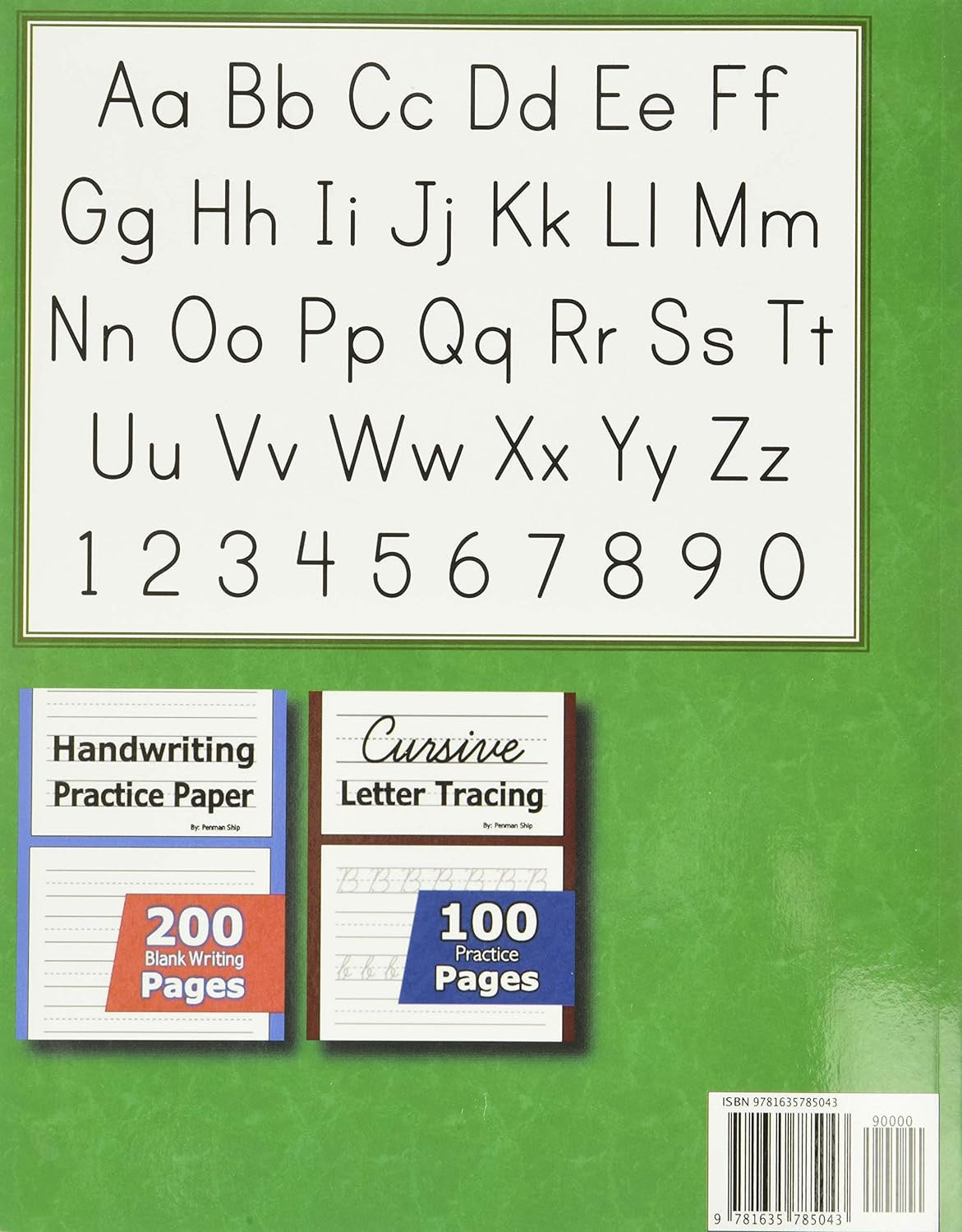 Tracing Letters and Numbers : 200 Practice Pages: Workbook for Preschool, Kinder
