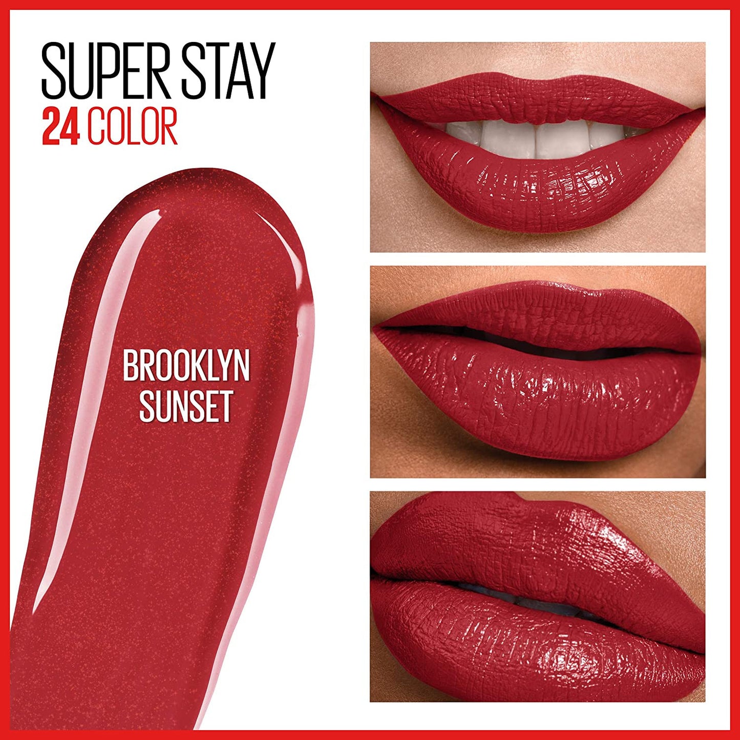 Super Stay 24 2-Step Long Lasting Liquid Lipstick and Lip Balm, 925 Brooklyn Sun