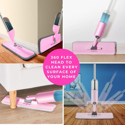 ® SPRAY-250 Multi-Surface Spray Mop with Refillable Water Bottle for Floor Clean