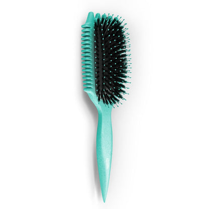 Volume Edgelift Brush, 5-In-1 Tool for Volumized Waves, Curls & Coils - Teal